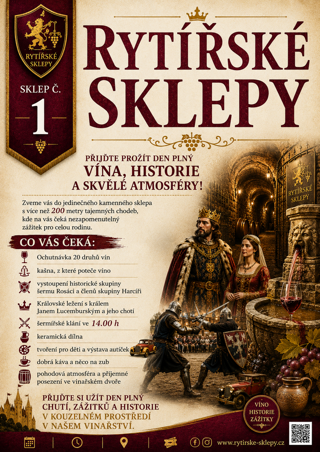 Otevřené sklepy 2026
